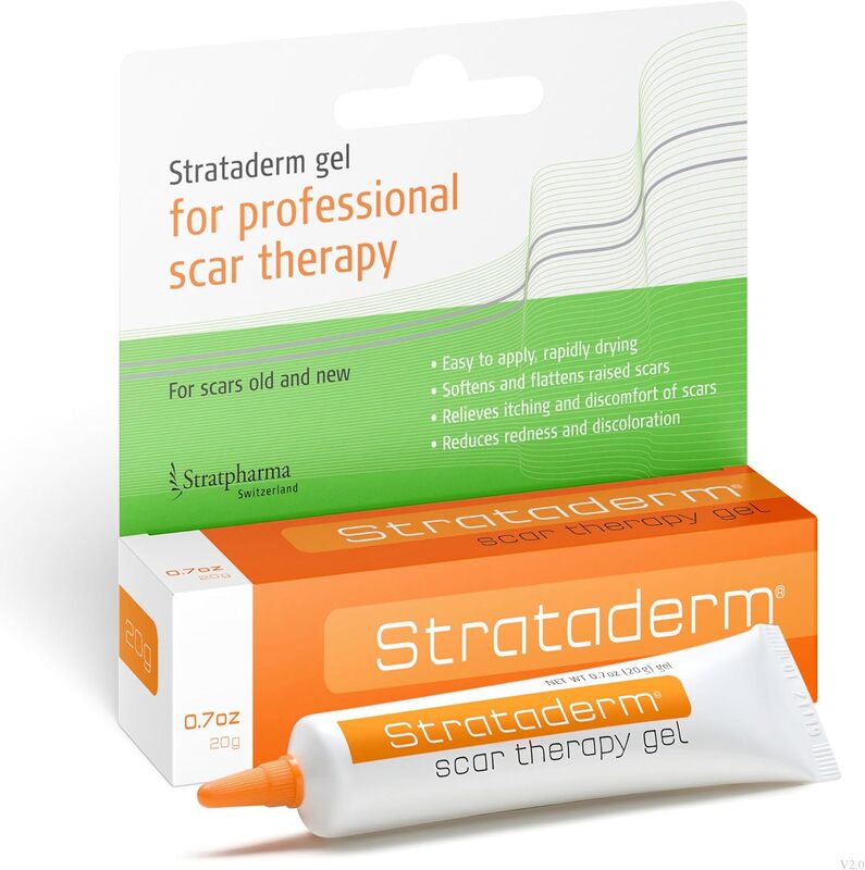 Le gel pour cicatrices STRATADERM est vendu au Canada et en ligne chez Lumilaser Esthetics.