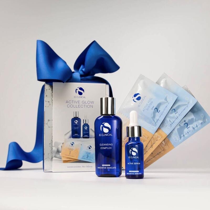The ACTIVE GLOW COLLECTION from iS Clinical is sold in Canada at Lumilaser Esthetics.