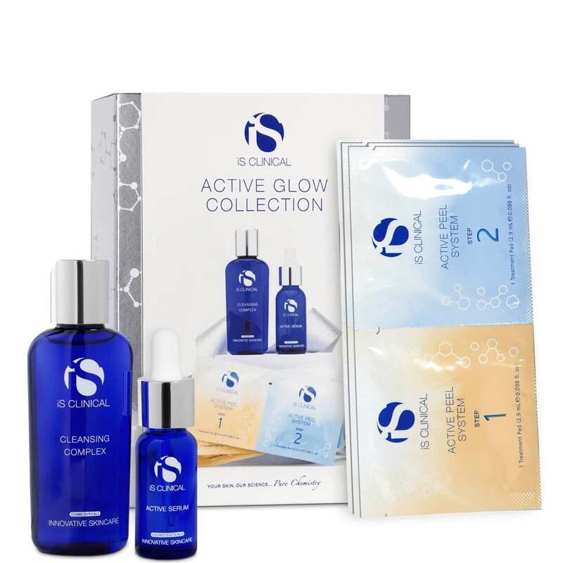 The ACTIVE GLOW COLLECTION from iS Clinical is sold in Canada at Lumilaser Esthetics.