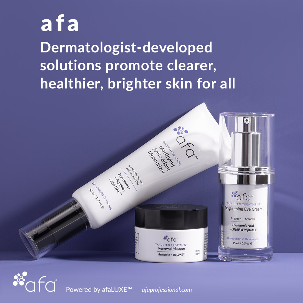 AFA LUXE Skincare Products in Canada & sold online - Lumilaser Esthetics, Montreal, Quebec, Canada, 