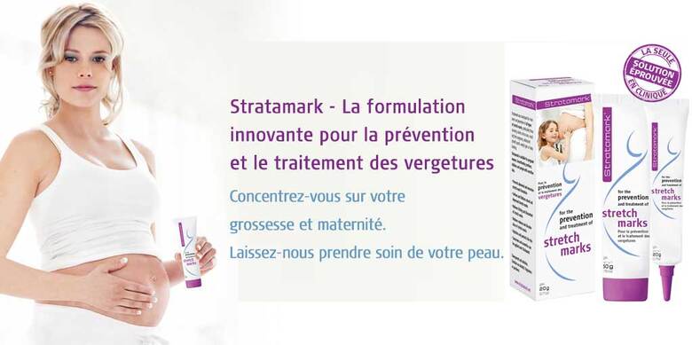 Stratamark products for STRETCH MARKS in Montreal, Quebec, Canada at Lumilaser