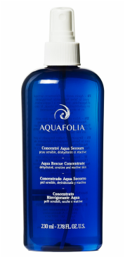 Aquafolia eau concentree peau sensible, rosacea skin, Aquarescue water